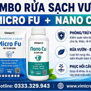 SIÊU COMBO RỬA VƯỜN MICRO FU và NANO CU