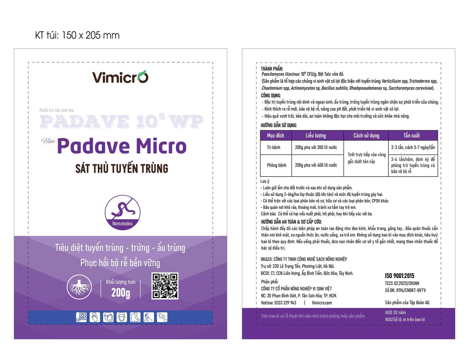 Padave Micro - Thuốc trị tuyến trùng sinh học - Ảnh 2